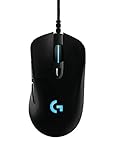 Logitech G403 kabelgebundene optische Gaming-Maus (mit 12.000 DPI und 16,8 Millionen Farben, geeignet für PC, Mac, USB) schwarz (Generalüberholt)