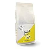 Cold Bro Arabica Röstkaffee Kaffeemischung 500g I 100% Fairtrade & Bio Kaffee I Schonend gerösteter Bohnenkaffee mit nussiger, schokoladiger Note I Kaffeebohnen für Cold Brew & heiße Kaffeesp