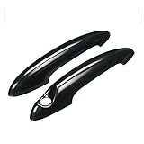 fangyuan 2 stück ABS Schwarze Türgriffabdeckung fit für Mini Cooper S R50 R53 R56 (Color : Black)
