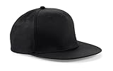 Snapback Hip Hop Rapper Cap, Farbe:Black;Größe:One Size one size,Black