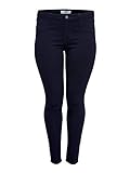 ONLY Carmakoma Damen Carthunder Push Up Reg Noos Skinny Jeans, Dark Blue Denim, 50 EU