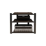 Lautsprecherständer Audio-Halterung-Bodenstau-Audio-Halterung Moderne Wohnzimmer-Kabinett-Rack-Video-Medienhalterung Dreischichtige Audio-Halterung 25,59 Zoll hoch Boxenständer ( Color : B )