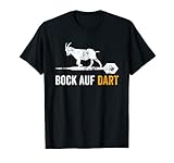 Darts Herren Zubehör Bock auf Dart Dartsport Spruch T-S