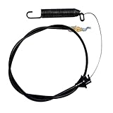 Fenteer Edelstahl-Deckverbindungskabel Ersetzt 56' Garten-Elektrowerkzeuge mit Feder 746-04173A 746-04173B für Mtd Troy Bilt Mäher Rasentrak