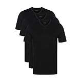 BOSS Hugo 3er Pack V Neck V Ausschnitt L 3 x schwarz T Shirts Farbe 001 Vorteilspack