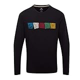 Sherpa Tarcho Langarm T-Shirt Herren schwarz Größe XXL 2021 Lang