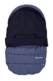 Altabebe AL2004P-49 Winterfußsack für Babyschale und Autositz, marine/marine, blau 350 g