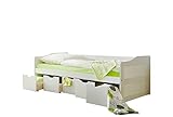 Sofabett Funktionsbett mit Schubkasten Maria Kiefer massiv W