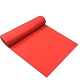 LXHONG VIP Event-Teppich-Läufer, rutschfest Feuchtigkeitsaufnahme Einmal Roter Teppich Mehrfarbig Anpassbar Teppich Benutzt Für Ausstellung Show Abendessen (Color : Red, Size : 3x20m)