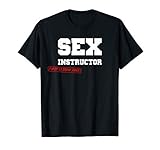 Sex Instructor First Lesson Free Lustig Geschenk Junggeselle T-S