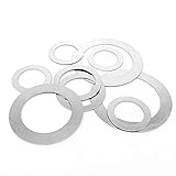 Msltely Schrauben 50 Stück M2 M3 M4 M5 M6 M7 M8 DIN988 304 Edelstahl ultradünne Flache Waschmaschine, die ultradünne Shim-Ebene einstellen Hardware Zubehör (Inner Diameter : M7x13x0.5)
