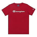 Champion Jungen Legacy Classic Logo T-Shirt, rot, 12 J