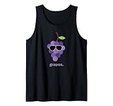 Weinrebe, Limonade, violett, Emoji, Obst, Weinrebe Tank Top