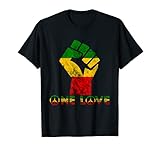One Love Reggae Fist Rasta Reggae Musik Jamaika Rastafari T-S