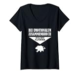 Damen Degu Ausstattung Degukäfig Strauchratte Deguhalter T-Shirt mit V