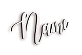 SPIRITSHIRTSHOP Wunschname Schriftzug | Personalisierte Schrift mit Namen ausschneiden Lassen | 2 Größen | Farbe: Weiß (Schrift1, 30cm Breite | 12cm Höhe)
