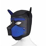 yqs Halloween Maske Erwachsene Cosplay Tanz Party Dress Up Nachtclub Show Gesichtsmaske (Color : Blue, Size : M)