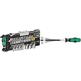 Wera Bit-Sortiment, Tool-Check PLUS, 39-teilig, 05056490001 & 05028160001 392 Bit-Handhalter mit flexiblem Schaft, 1/4 Zoll x 177