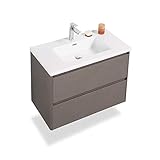 GOOM Badmöbel-Set, Waschbecken mit Unterschrank und optional Badezimmerspiegel. Waschtisch mit Unterschrank in den Maßen: 60, 90, 120cm. Auch als Doppelwaschbecken mit Unterschrank verfügb