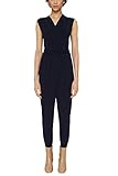 ESPRIT Collection Damen 997EO1L800 Jumpsuit, 400/NAVY, S