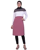 Silk Route Jersey-Kleid mit Farbblock, Pink, mehrfarbig, X-Larg