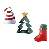 Yardwe 1 Set Weihnachten Teelichthalter Kerzenhalter Kerzenständer Windlicht Weihnachten Dekoration Tischdeko für Weihnachten Wohnzimmer Kamin Party Deko Geschenk
