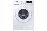 Samsung Waschmaschine WW9FT304PWW/EG, SLIM Platzsparer - Nur 50,5 cm tief, Digital Inverter Motor, Kurz-Programm, Trommelreinigung, LED-Display, 9 kg, Weiß