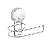 WENKO Plus Toilettenpapierhalter Osimo, WC-Rollenhalter, Befestigen ohne Bohren Osmio Chrom 15,5 x 13 x 8,5