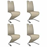 Festnjght Dining Room Chair Set, Set of 4 Dining Room Chairs, Kitchen Chair, Cushioned Chair, Design Chair, Capp