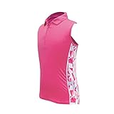 Kaya - Ärmelloses Golf Poloshirt für Mädchen. Mit raffiniertem Rücken und Sonnenschutz. (M)