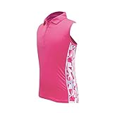 Kaya - Ärmelloses Golf Poloshirt für Mädchen. Mit raffiniertem Rücken und Sonnenschutz. (M)