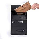 Briefkästen Vorratsdose Briefkasten Wandmontierte Europäische Villa Im Freien Wandmontierte Briefkästen Außenwand Mit Schloss Briefkasten Retro Regenbriefkasten Vorschlagsbox, Zeitung
