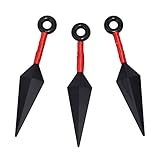 LACKINGONE Naruto tragbare Kunststoff Big Kunai Wurfmesser japanische Dart Ninja Cosplay Zubehö