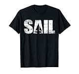 Retro Segeln T-Shirt im Distressed Look | Segler Geschenk