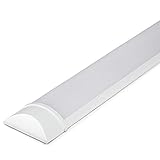 V-TAC VT-8-50 50W 5ft LED-Lichtleisten Integrierte Röhrenlampe 4000K Tageslichtweiß 1500x74x24mm Wand-und Deckenbeleuchtung 30000h Lange Lebensdauer, Plastic, 50 W, Tagesweiß