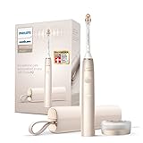 Philips Sonicare 9900 Prestige unsere fortschrittlichste elektrische Zahnbürste HX9992/11 mit SenseIQ, All-in-One Bürstenkopf, künstliche Intelligenz in der Philips Sonicare App, Farbe: Champag