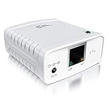 CSL - LAN Printserver Druckerserver - Fast Ethernet - USB2.0 High Speed - LRP Print Server für Windows – Netzwerk USB zu RJ45 - DHCP fähig, TCP/IP – inkl. Netzteil und Ethernetkabel – Neues M