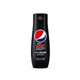 SodaStream Sirup Pepsi Max - 1x Flasche ergibt 9 Liter Fertiggetränk, Sekundenschnell zubereitet und immer frisch, Cola free 440