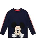 Disney Jungen Sweatshirt Mickey Mouse Blau 116