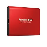 fanchen Externe Festplatte (2 TB, 2 TB, tragbare Festplatte, ultradünn, USB 3.1, 1 TB, 2 TB, externe SSD, kompatibel mit PC, Laptop, Desktop-PC (2 TB, Rot) (Kapazität: 4 TB, Farbe: Stab)