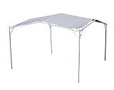 Eleganter Gartenpavillon Pavillon Sonnensegel 3,5x3,5m Meter, 12,25m², Dach aus Polyester UV50+ Modell: Ibiza von AS-S