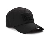 Baseballkappen Schwarz,Baseball Cap Sommer Hut Unisex Damen Herren Baseball Kappen Multicam Style Caps für Jagd Angeln Camping Werden Sport Badminton Tennis G