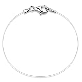 Bo&Pao Angelschnur Kette, transparente Nylon Kette, schwebende Kette, 45