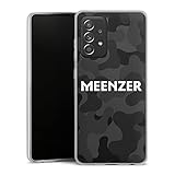 DeinDesign Slim Case extra dünn kompatibel mit Samsung Galaxy A52s 5G Silikon Handyhülle transparent Hülle Tarnmuster 1. FSV Mainz 05 E.V. Offizielles Lizenzproduk