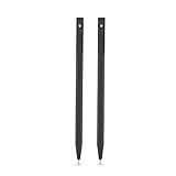 Topiky 2er Pack Präzisions Disc Stylus Stift Kapazitive Touchscreen Stifte für alle Handys und Tablets Schw