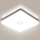 Airand LED Deckenleuchte 18W, Platz Deckenlampe Bad 1800LM 4000K Neutralweiß, IP44 Wasserdicht Flimmerfreie Deckenlampe für Badezimmer Küche Schlafzimmer Büro Balkon Flur Esszimmer usw