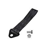 Nylon Abschleppgurte,Asudaro Racing Auto Anhänger Seil Abschleppband Universal Nylon Abschleppseil Universell Abschleppband Racing Abschleppöse Nylon Abschleppgurte für Vorderen Stoßfänger,Schw