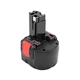 Coolsoul NI-MH 9,6V 3,0Ah Ersatzakku für Bosch BAT048 PSR 960 BAT100 BAT119 BPT1041 2607335461 2607335272 GSR 9.6VE-2 GSR 9.6-2 23609 32609-RT für Bosch Akk