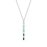 s.Oliver Y-Collier für Damen, 925 Sterling Silber | Rainbow b