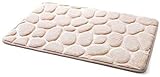 HKAFD 1 stücke Korallen Fleece Badezimmer Memory Foam Teppich Kit WC Muster Bad Retall Matten Boden Teppich Set Matratze Für Bad Badezimmer Saugfähig und schmutzresistente Anti-Rutsch-M